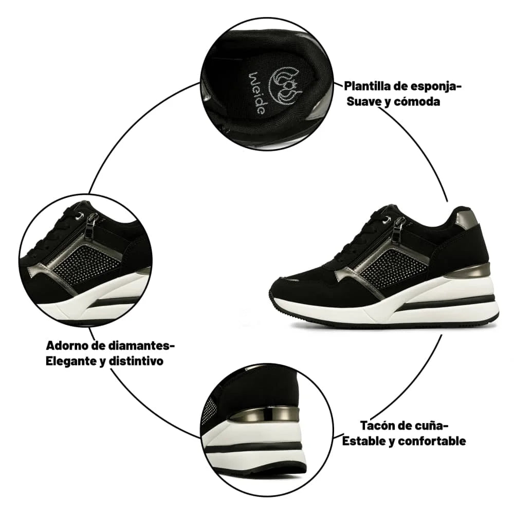 Tenis Plataforma Mujer Weide MXJLL61