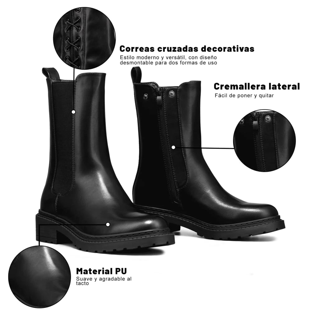 Botas Plataforma Mujer Weide MXCZY628