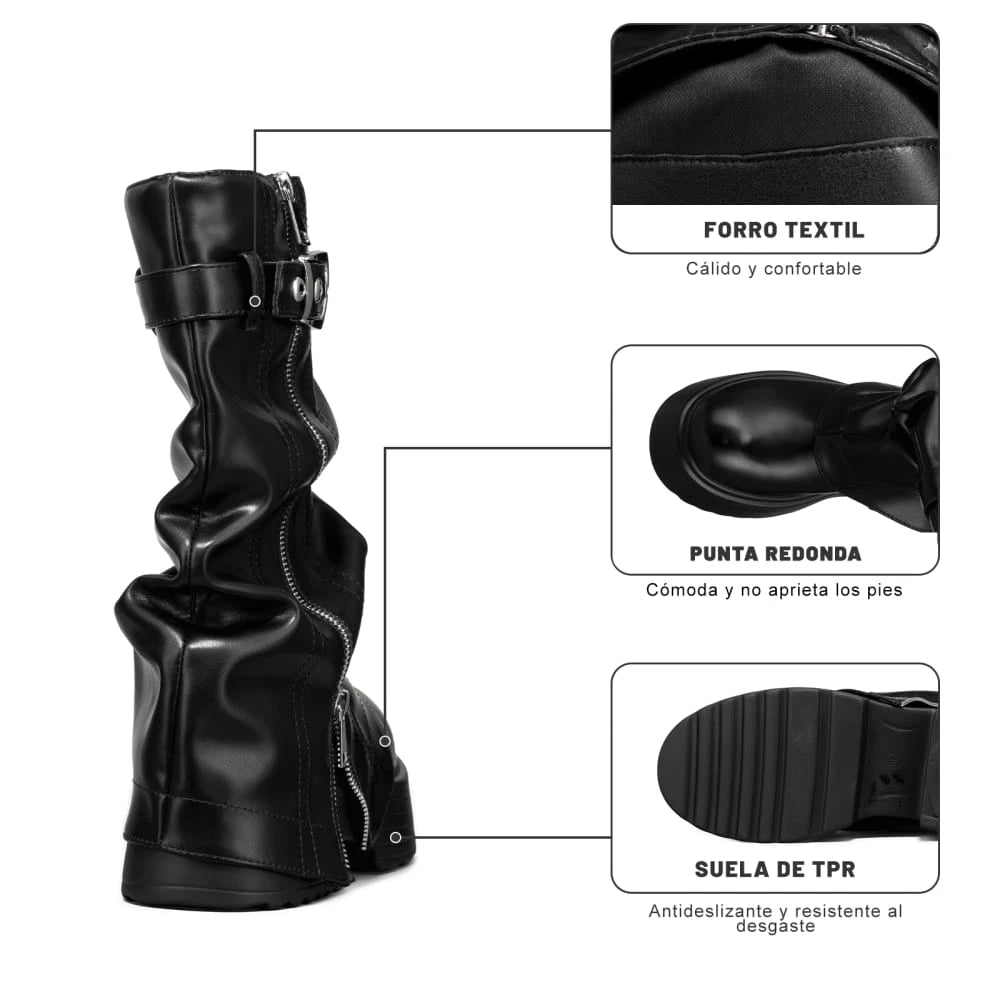 Botas Plataforma Mujer Weide MXCZY629