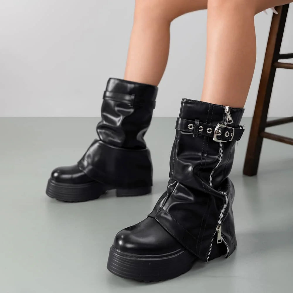 Botas Plataforma Mujer Weide MXCZY629