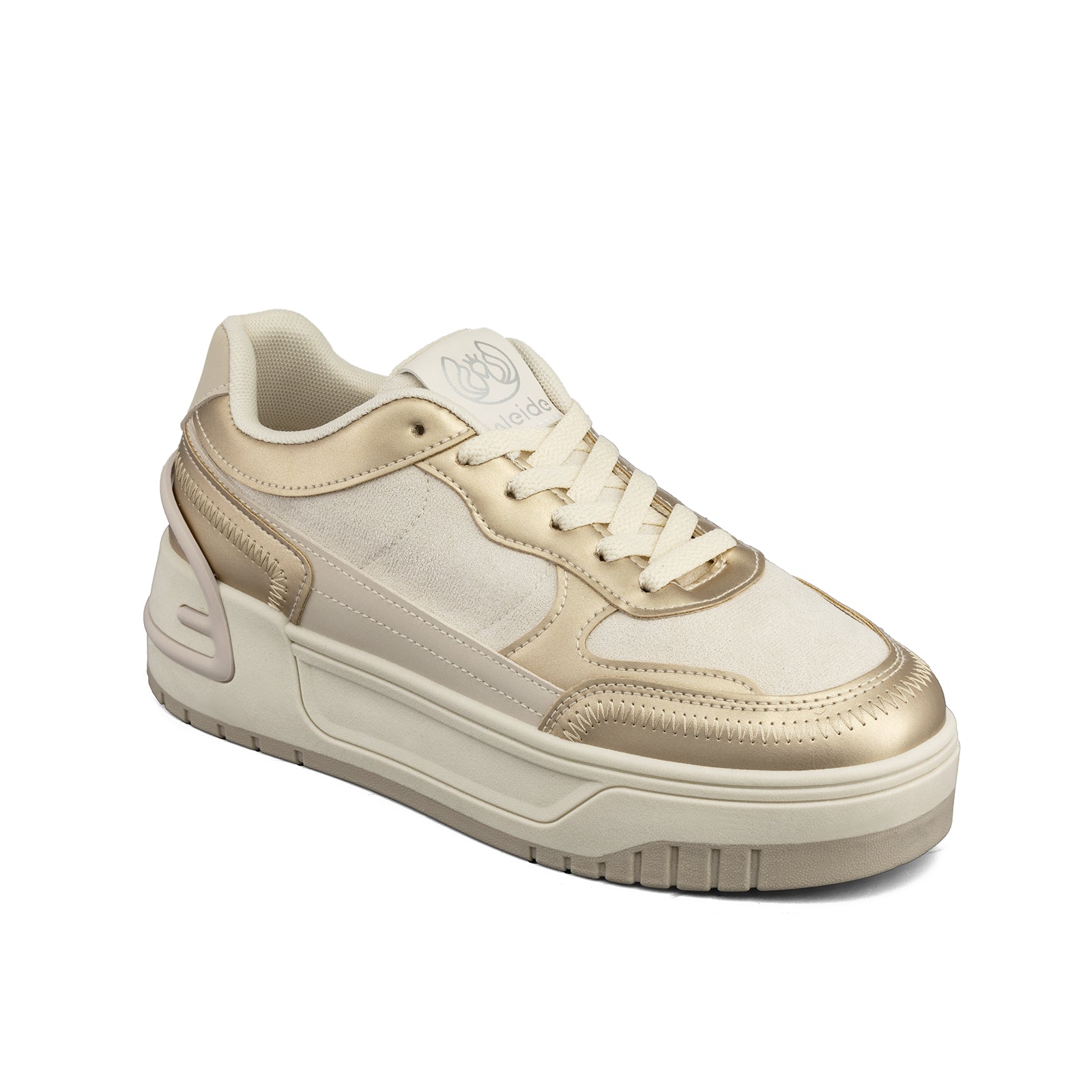 Tenis Mujer Weide zapatillas de plataforma casual de cuero PU ecológico con suela antideslizante para mujer