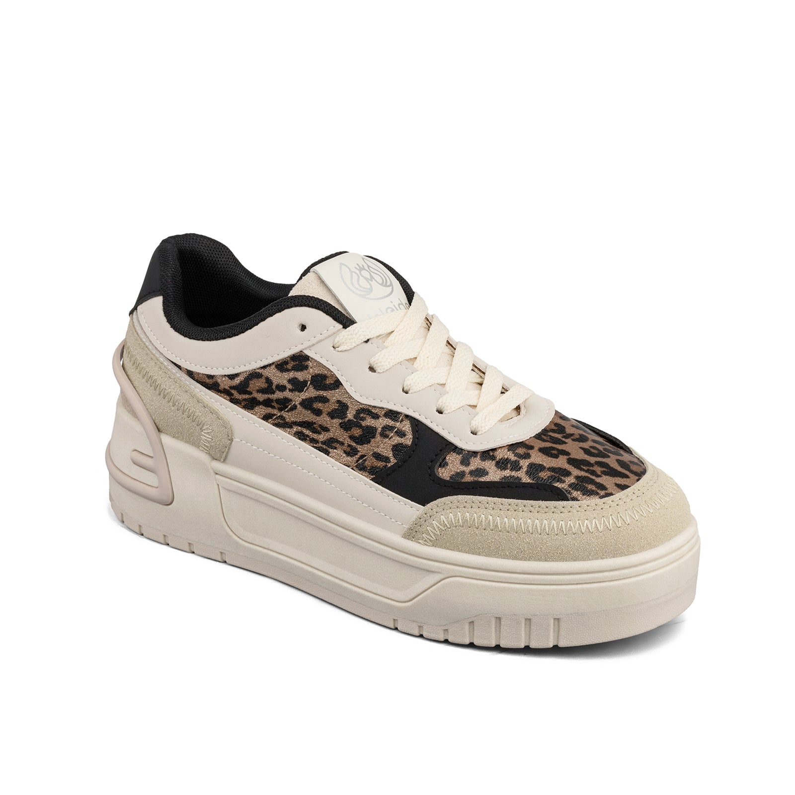 Tenis Mujer Weide zapatillas casuales de plataforma con cuero PU dorado y suela antideslizante