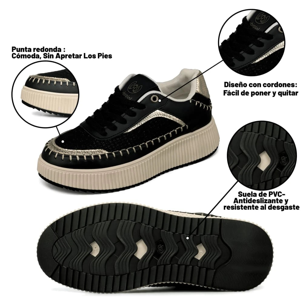 Tenis Plataforma Mujer Weide MXHX520
