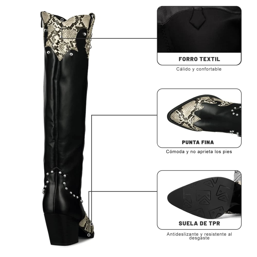 Botas Taco Mujer Weide MXHX522