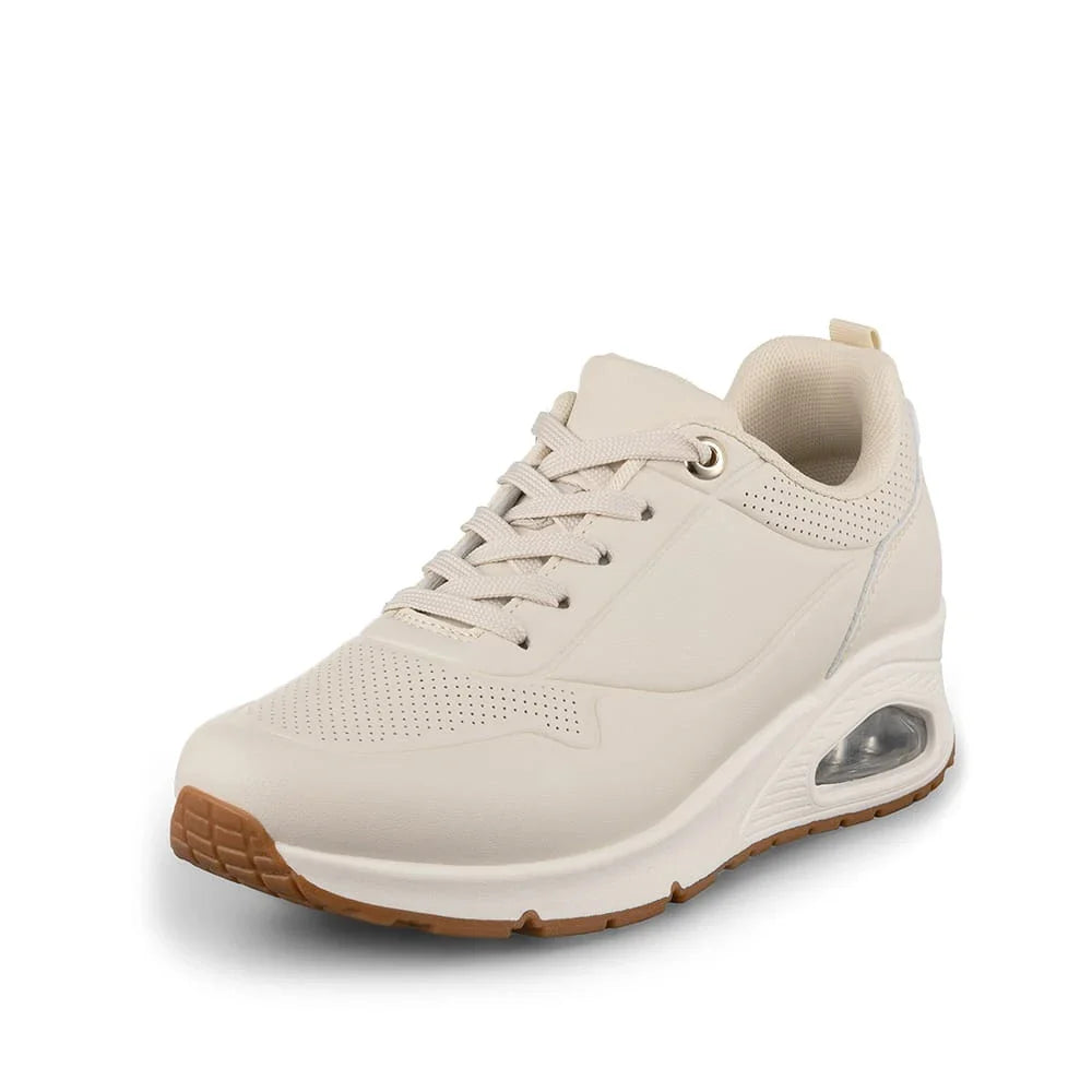 Tenis Mujer Weide MXJLL012 beige zapatillas deportivas para mujer con diseño Air Cushion y suela antideslizante