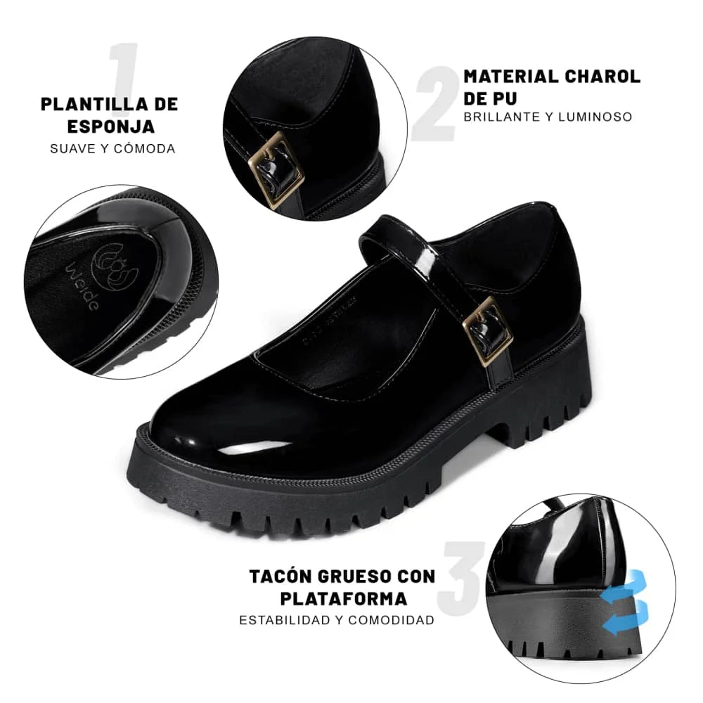 Zapatos Mary Jane Mujer Weide MXJN720