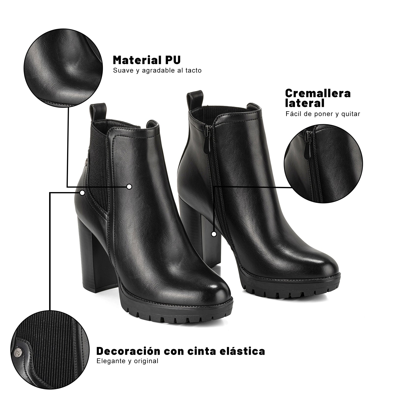 MXQBM06 Negro detalles del producto