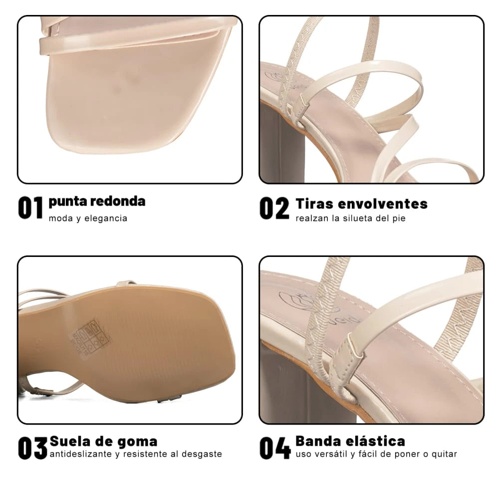 Sandalias Taco Mujer Weide MXQIU116