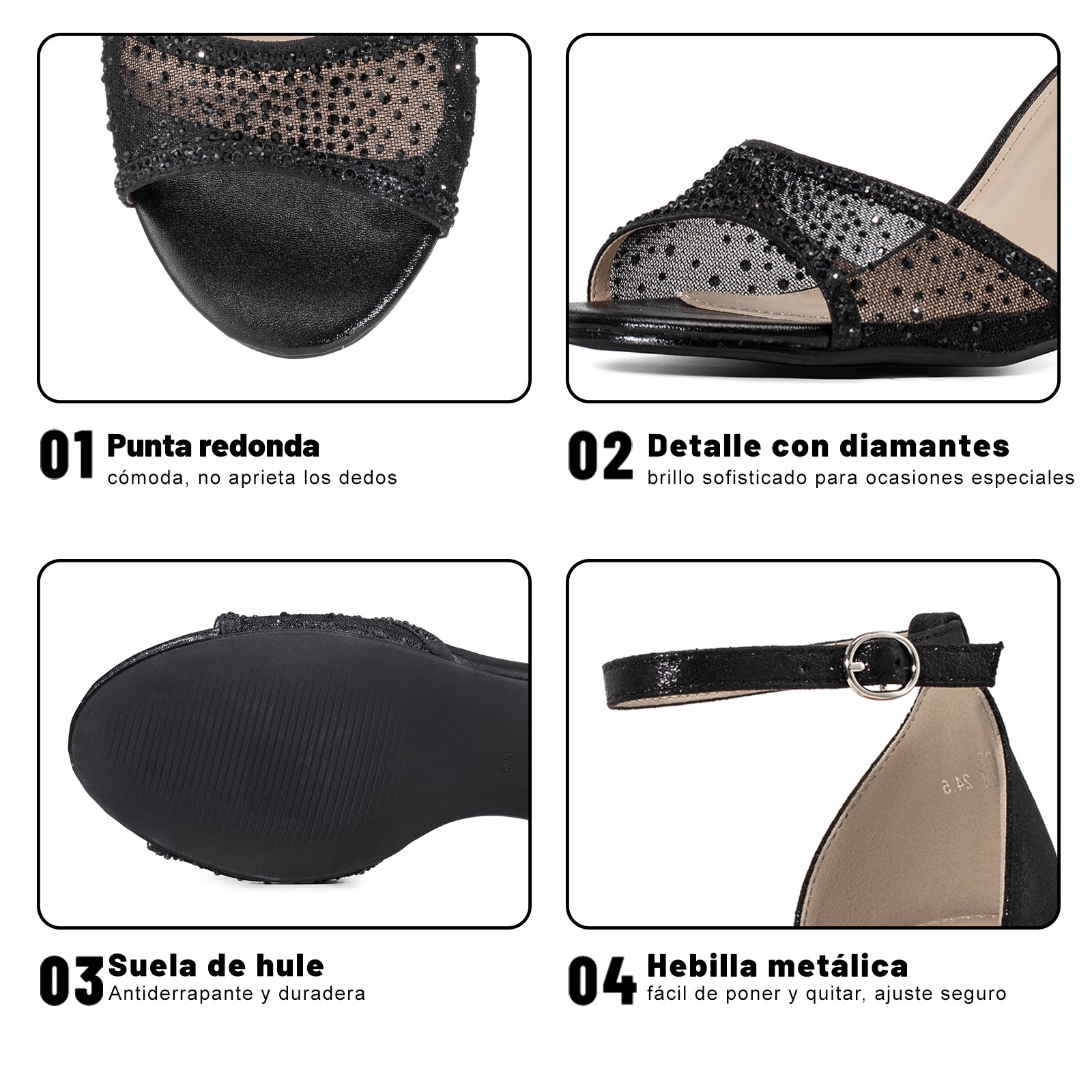 MXQIU508 Negro detalles del producto