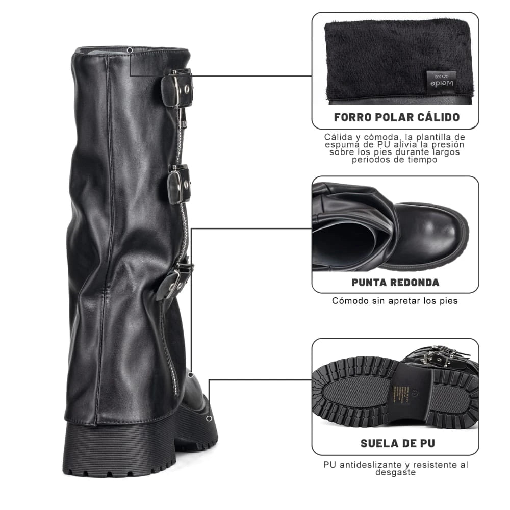 Botas Plataforma Mujer Weide MXRQ80