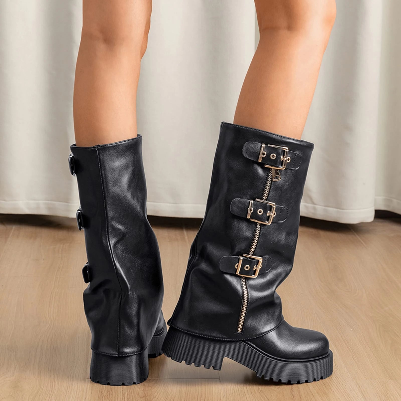 Botas Plataforma Mujer Weide MXRQ80