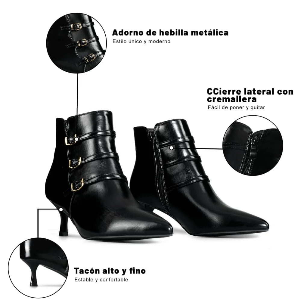 Botin Taco Mujer Weide MXYL052