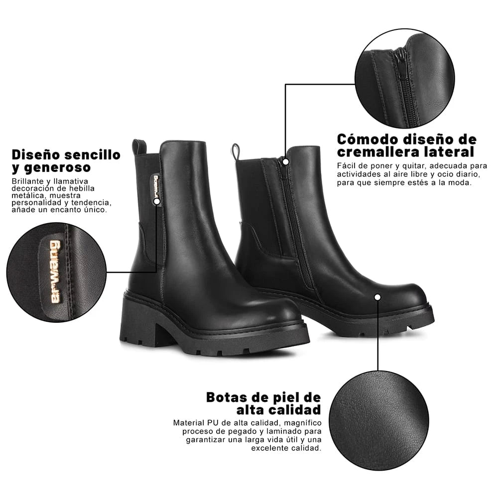 Botines Plataforma Mujer Weide MXZS030