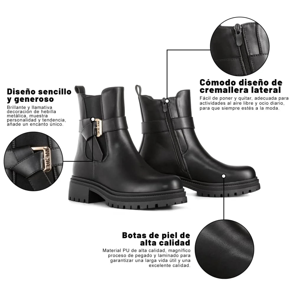 Botines Plataforma Mujer Weide MXZS032