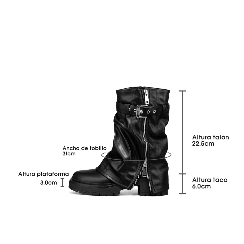 Botas Plataforma Mujer Weide MXZS060