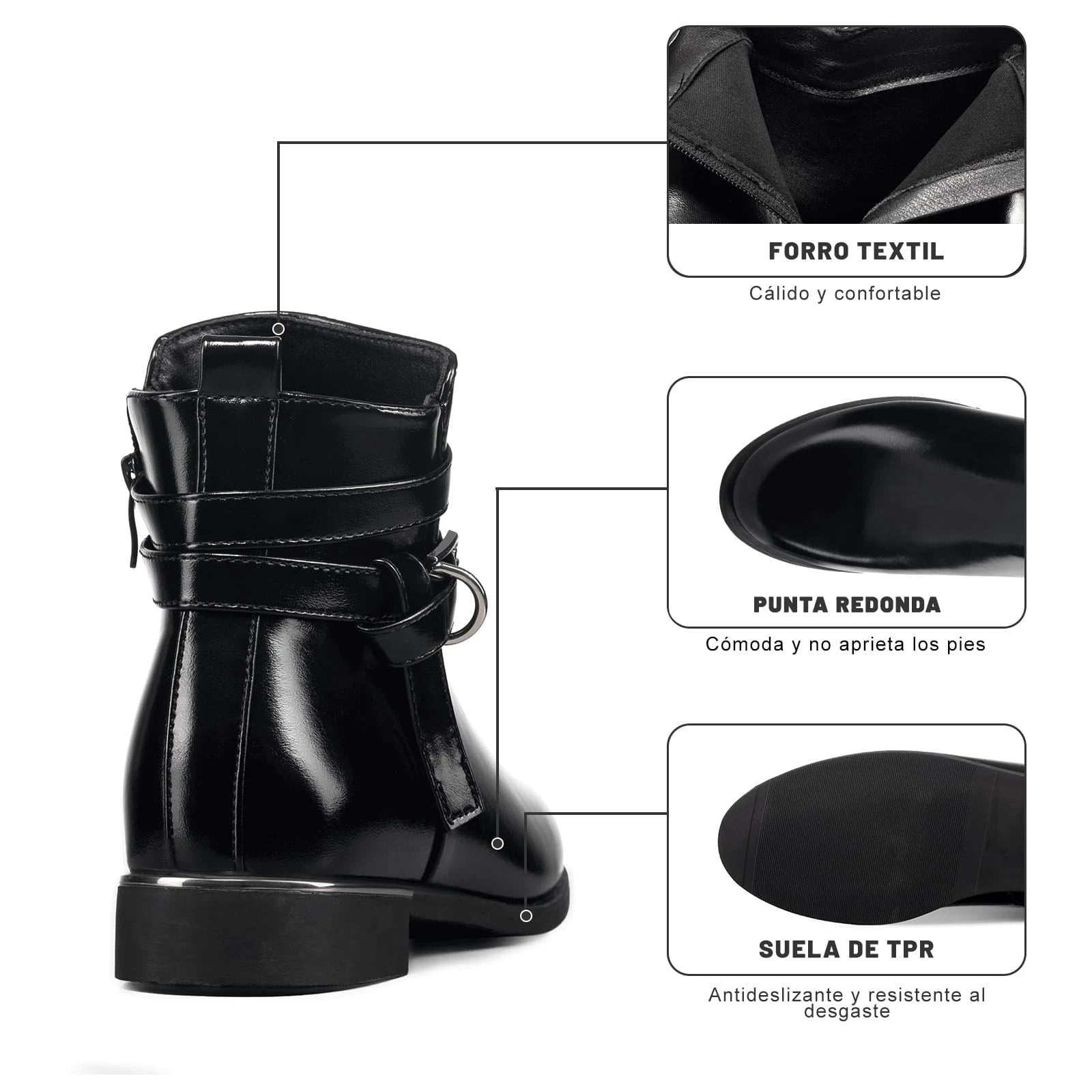 Botines Plataforma Mujer Weide MXZS063