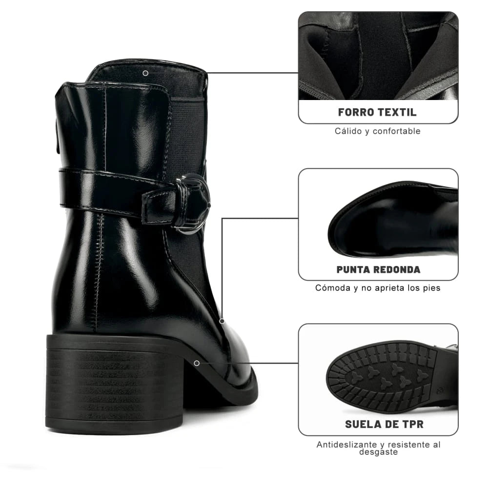 Botin Taco Mujer Weide MXZS065