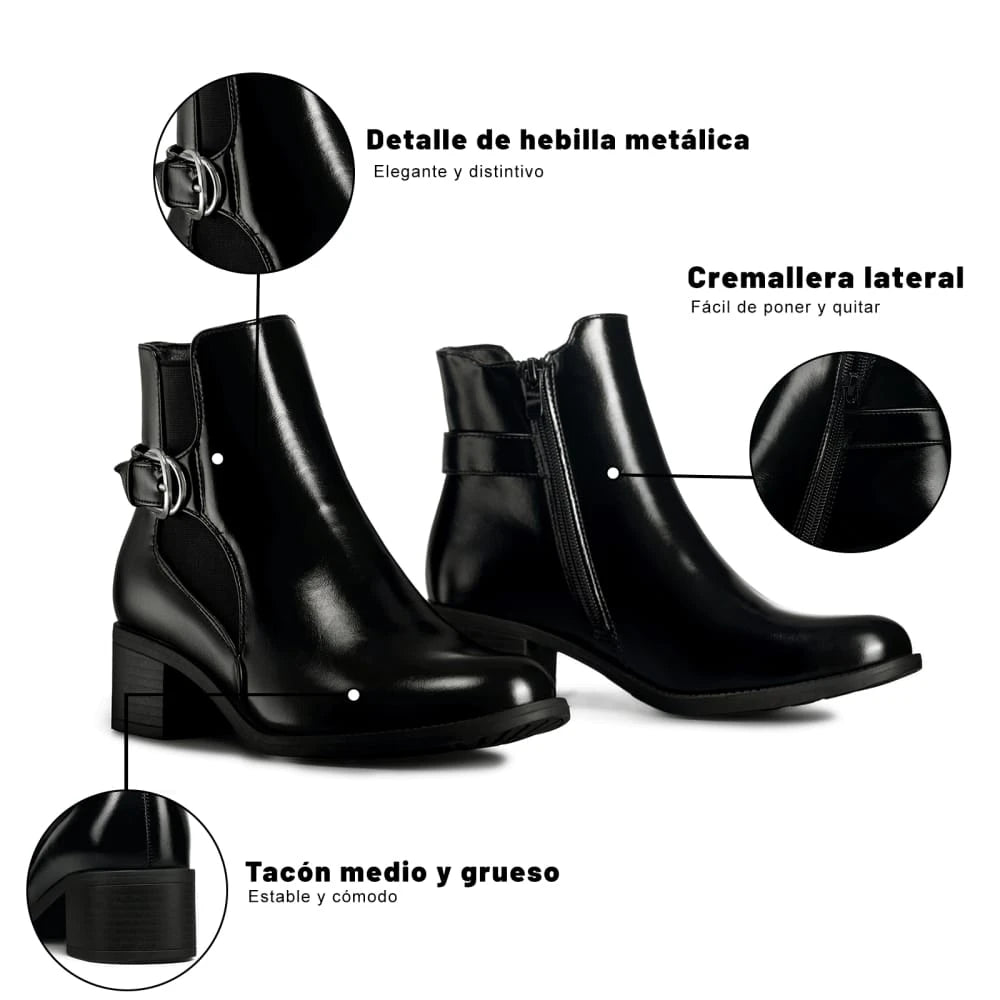 Botin Taco Mujer Weide MXZS065