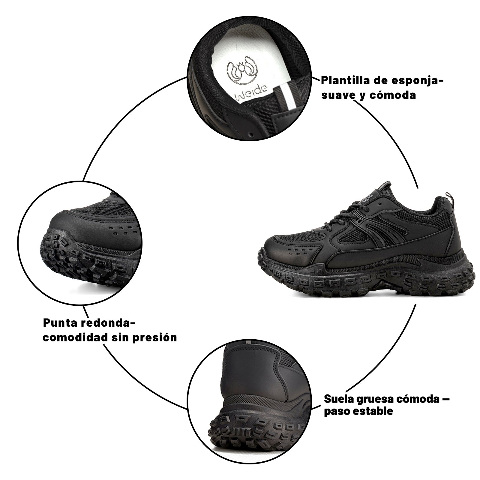 Tenis Mujer Weide MXSL03