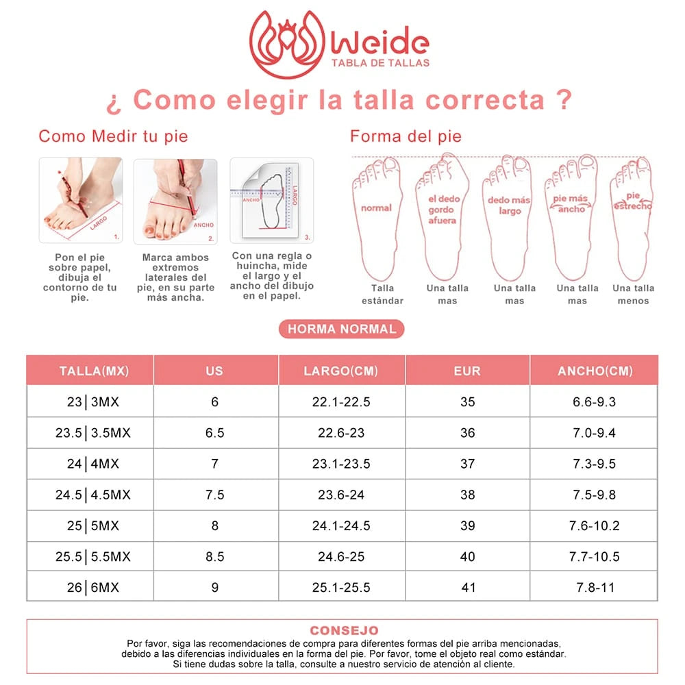 Botines Plataforma Mujer Weide MXZS016