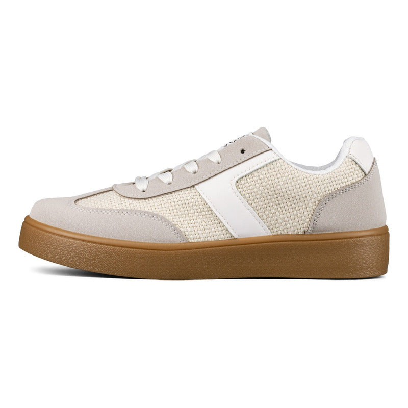 Weide Tenis Deportivos Mujer Con Cordones Ajustables, Suela Pvc Antideslizante Y Estilo Retro