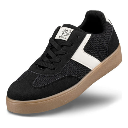 Weide Tenis Deportivos Mujer Con Cordones Ajustables, Suela Pvc Antideslizante Y Estilo Retro