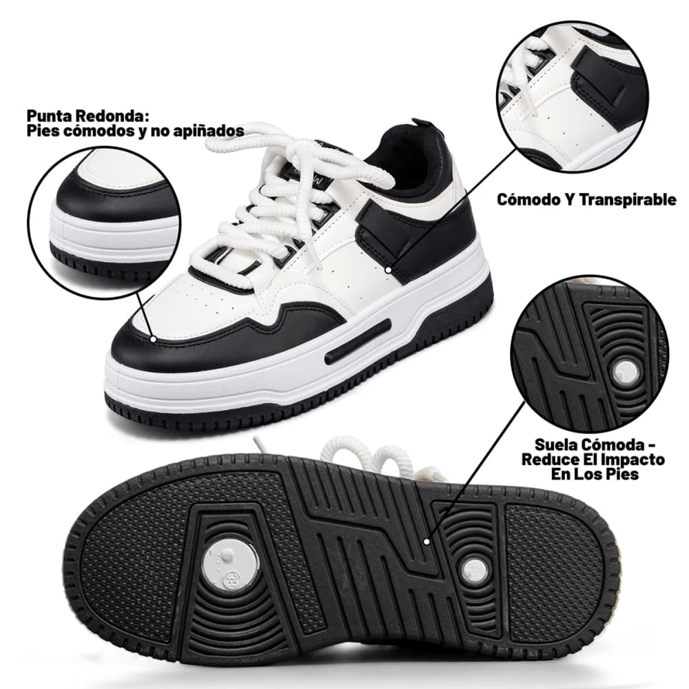 Tenis Plataforma Mujer Weide MXLT205