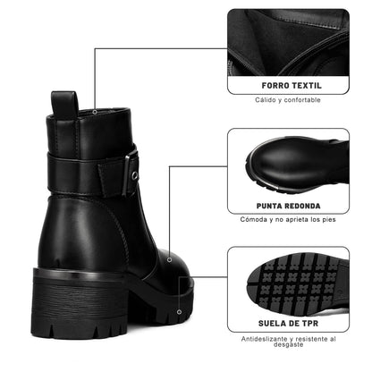 Botin Taco Mujer Weide MXCZY620