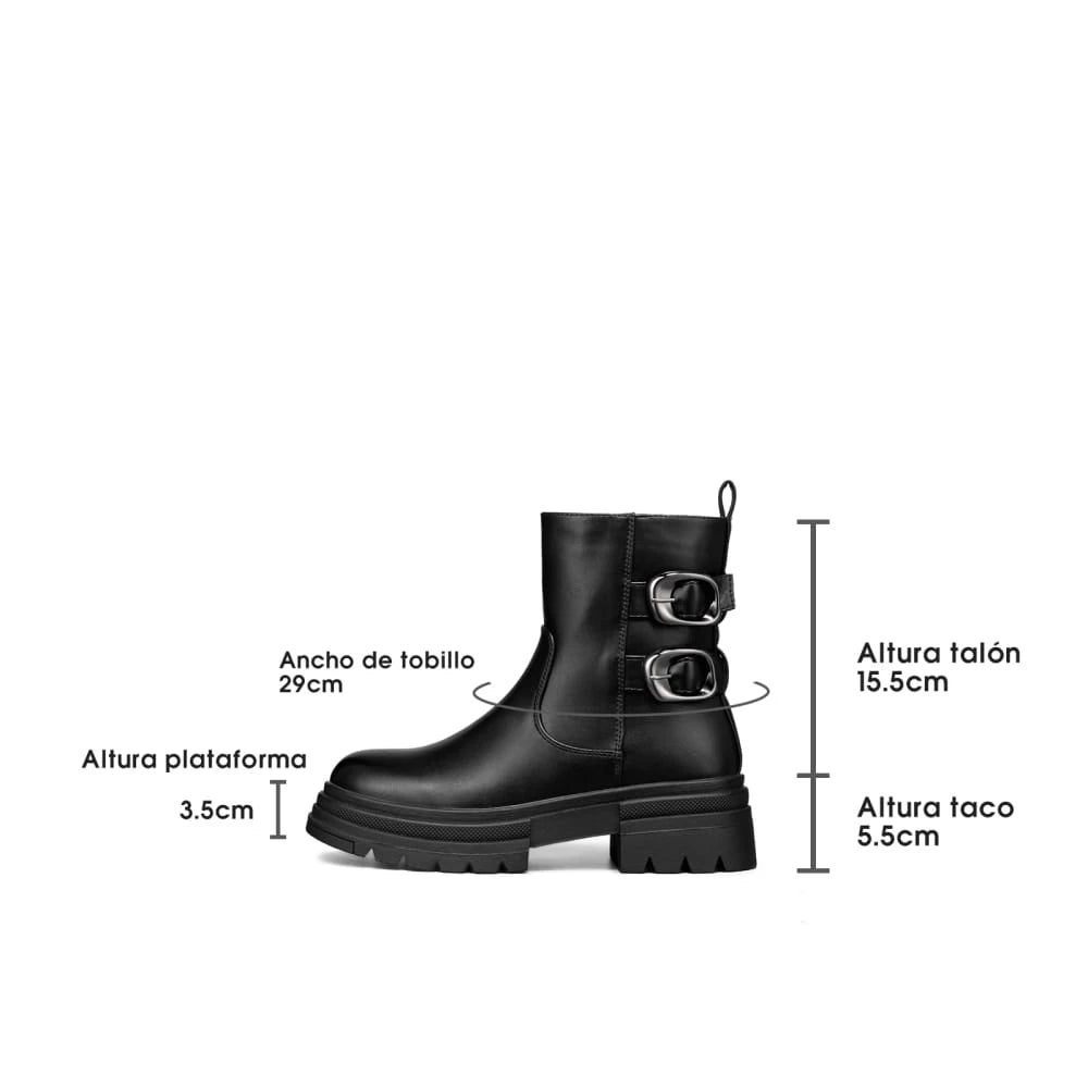 Botines Plataforma Mujer Weide MXCZY621