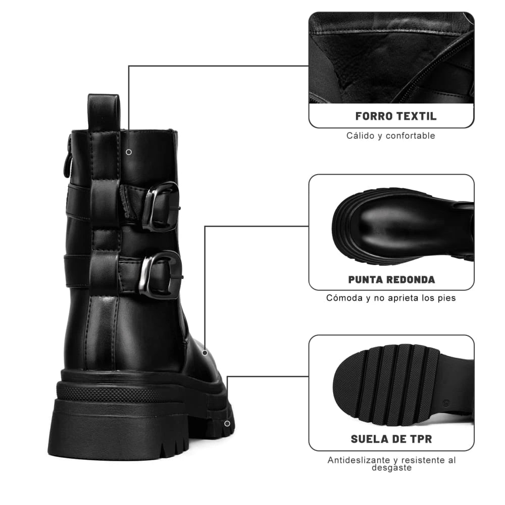 Botines Plataforma Mujer Weide MXCZY621