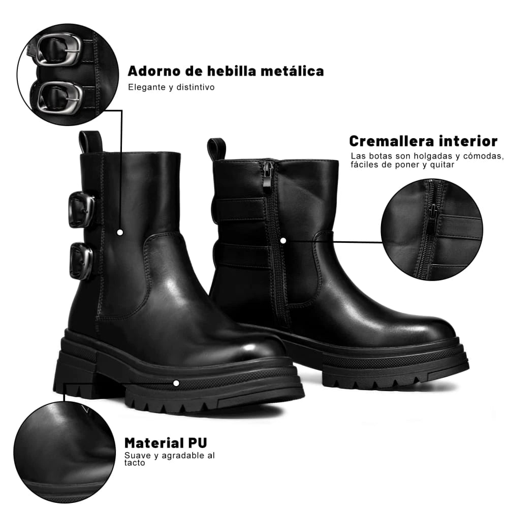 Botines Plataforma Mujer Weide MXCZY621