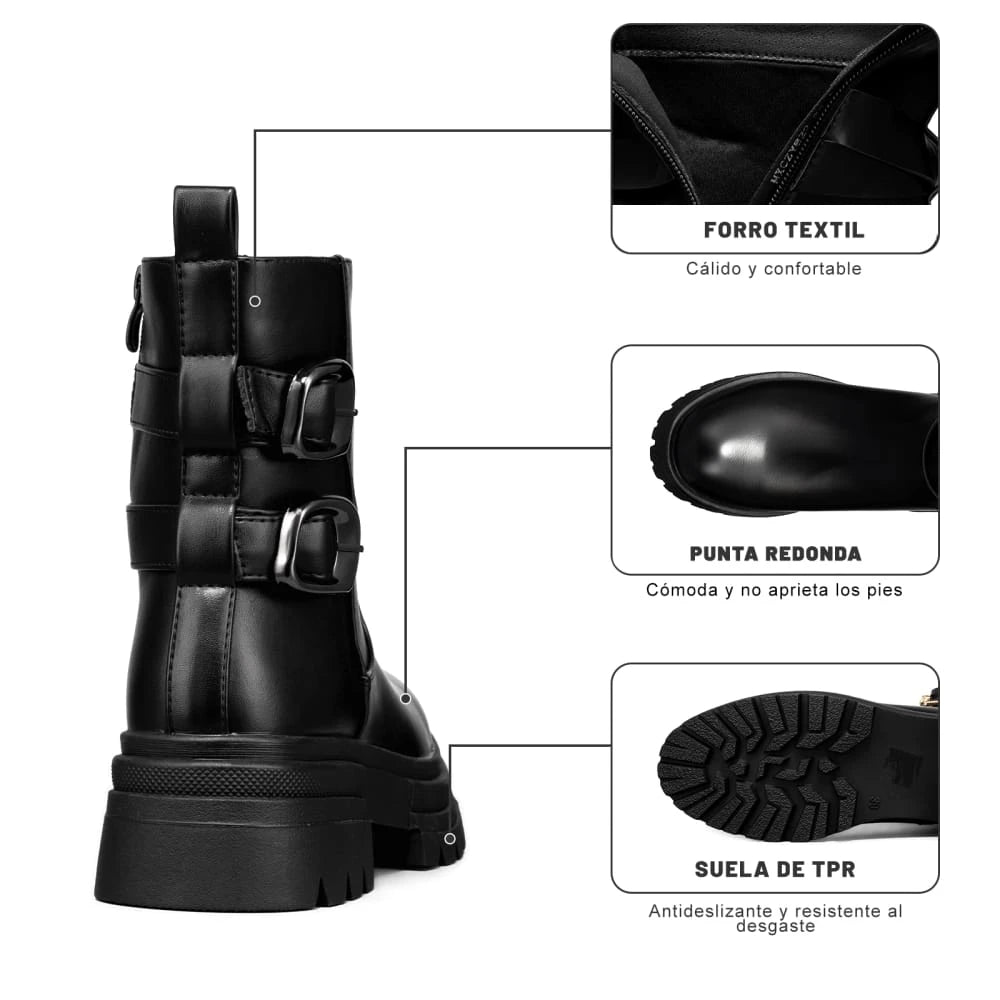 Botines Plataforma Mujer Weide MXCZY622