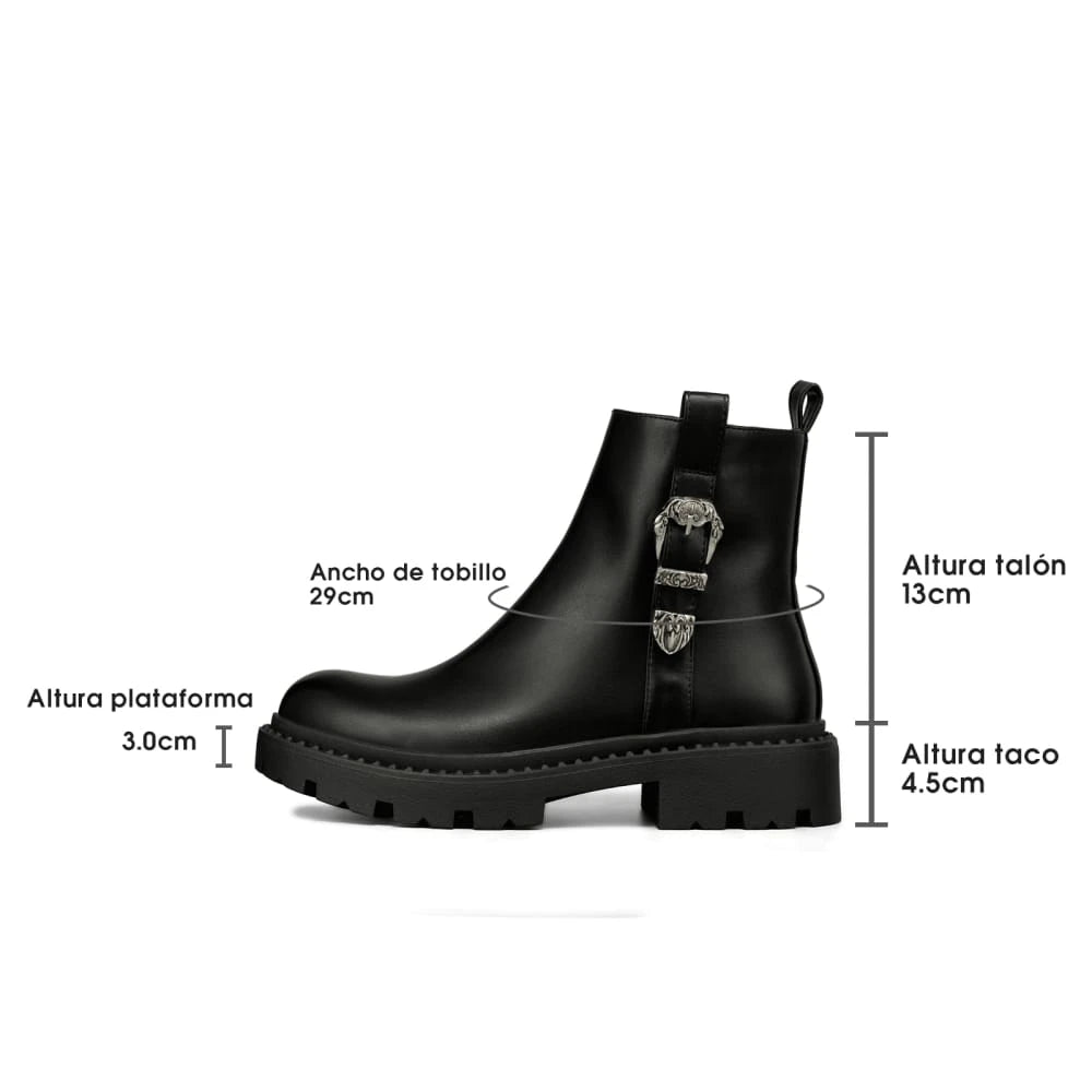 Botines Plataforma Mujer Weide MXCZY623