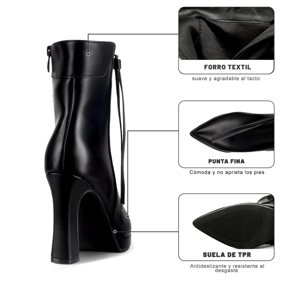 Botines Plataforma Mujer Weide MXCZY625B