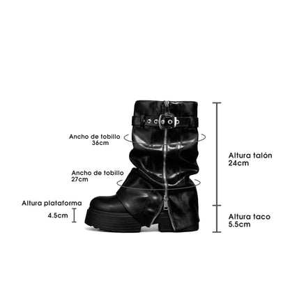 Botas Plataforma Mujer Weide MXCZY629