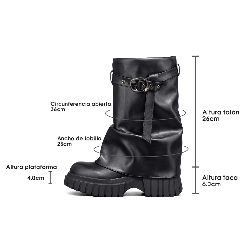 Botas Plataforma Mujer Weide MXCZY630