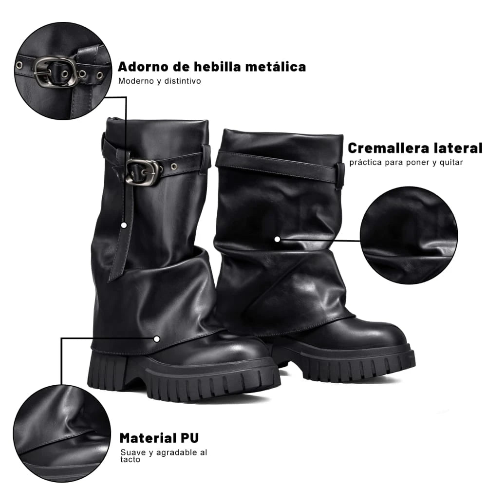 Botas Plataforma Mujer Weide MXCZY630