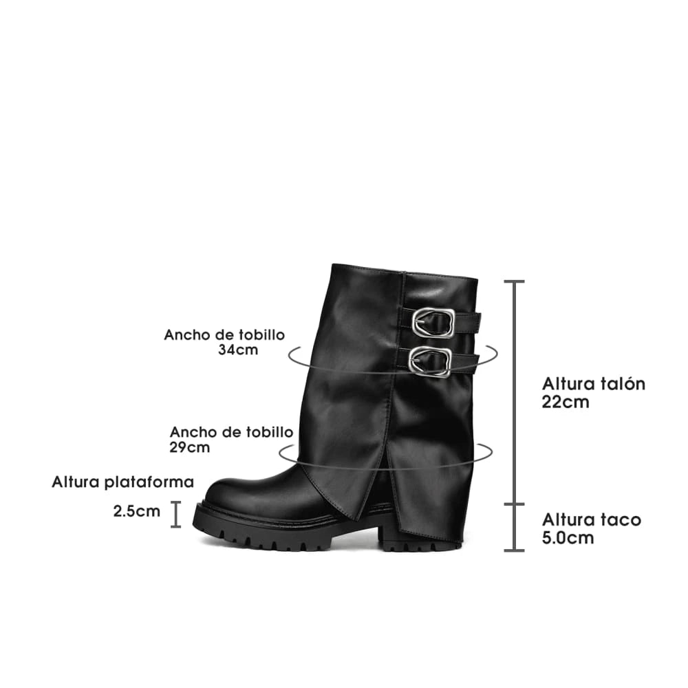 Botas Plataforma Mujer Weide MXCZY631