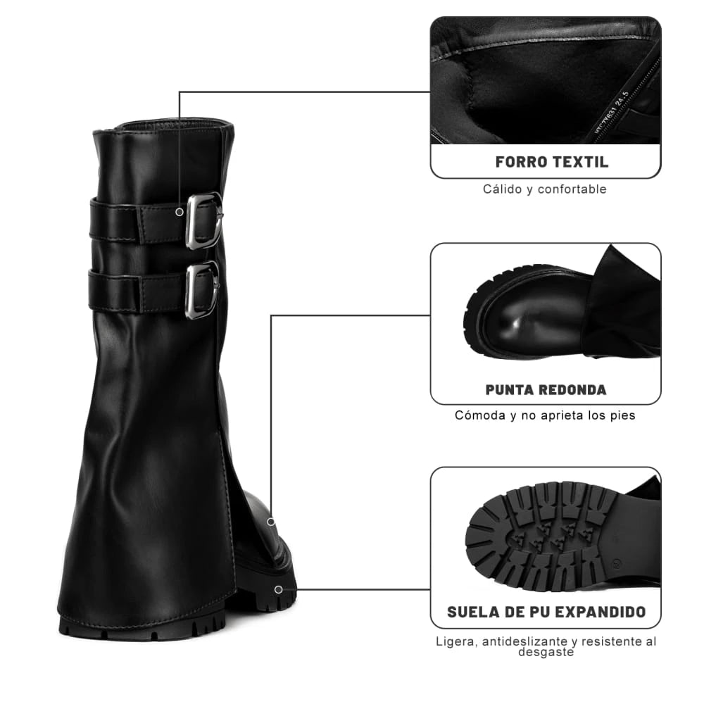 Botas Plataforma Mujer Weide MXCZY631