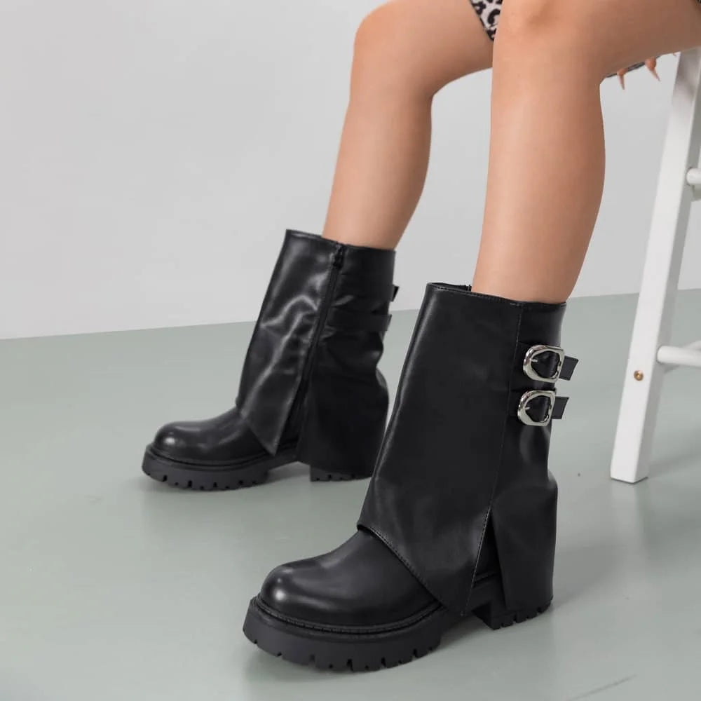 Botas Plataforma Mujer Weide MXCZY631