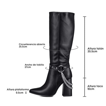 Botas Taco Mujer Weide MXCZY632