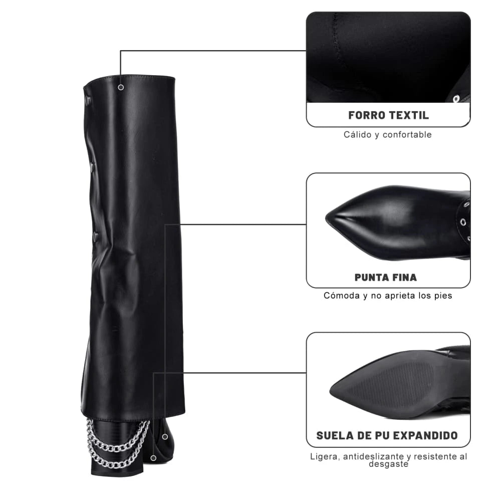 Botas Taco Mujer Weide MXCZY632