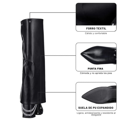 Botas Taco Mujer Weide MXCZY632