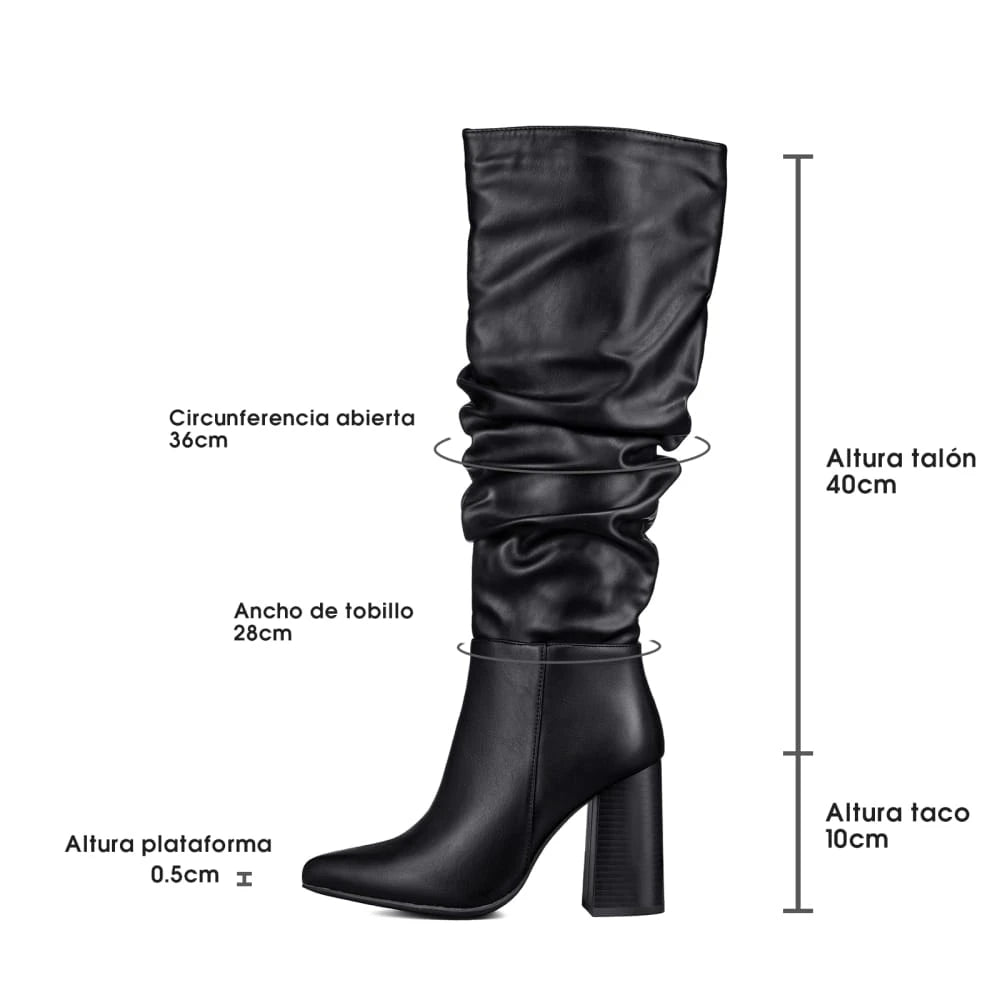 Botas Taco Mujer Weide MXCZY633