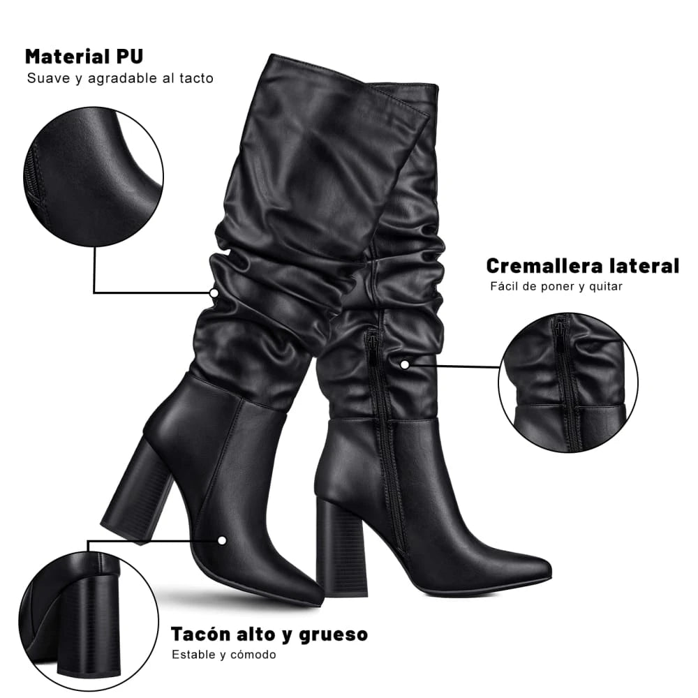 Botas Taco Mujer Weide MXCZY633