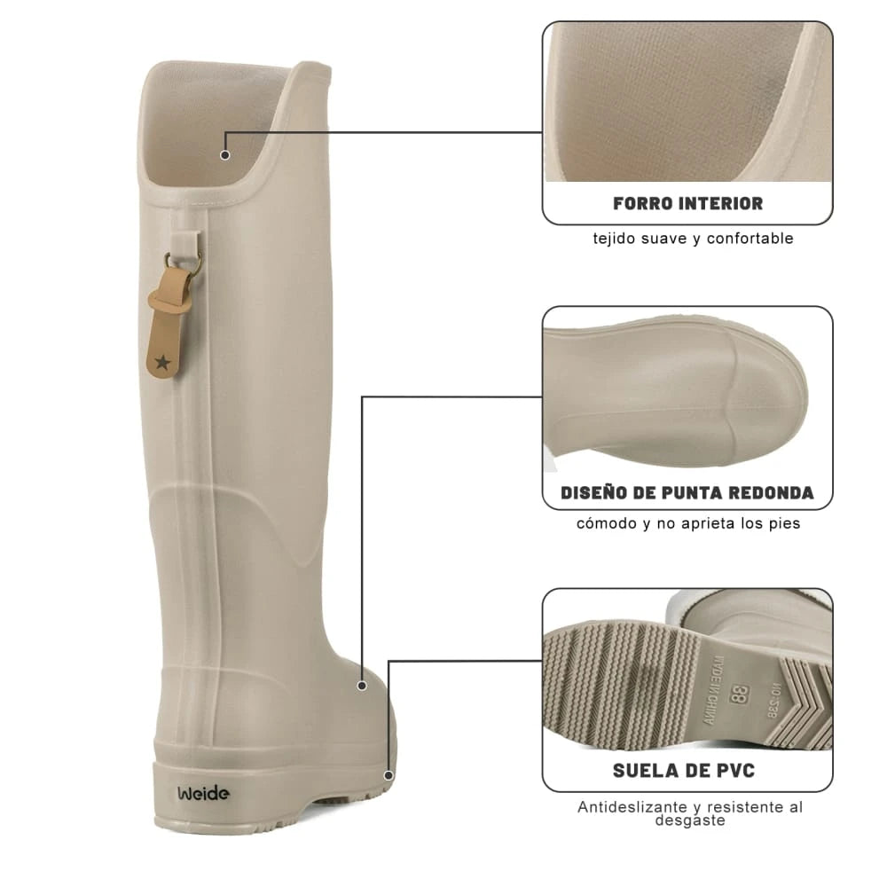 Botas de Agua Mujer Weide MXGH160