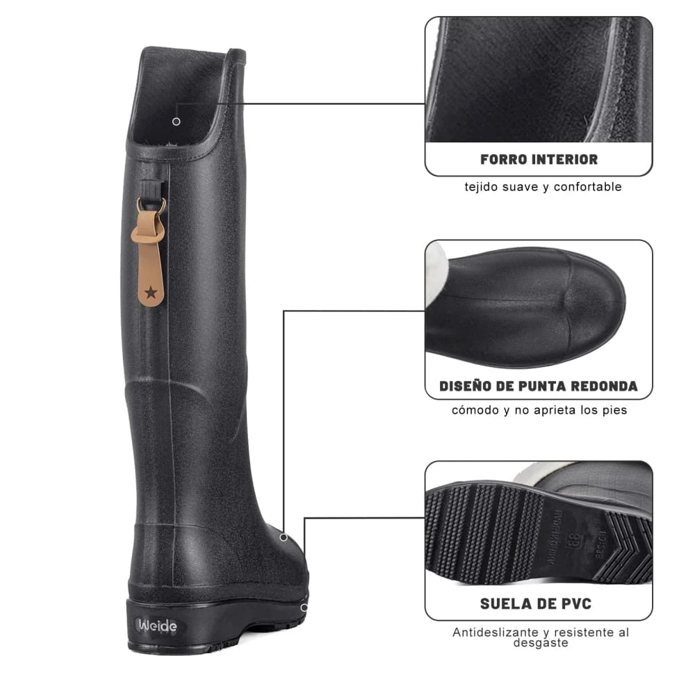 Botas de Agua Mujer Weide MXGH160