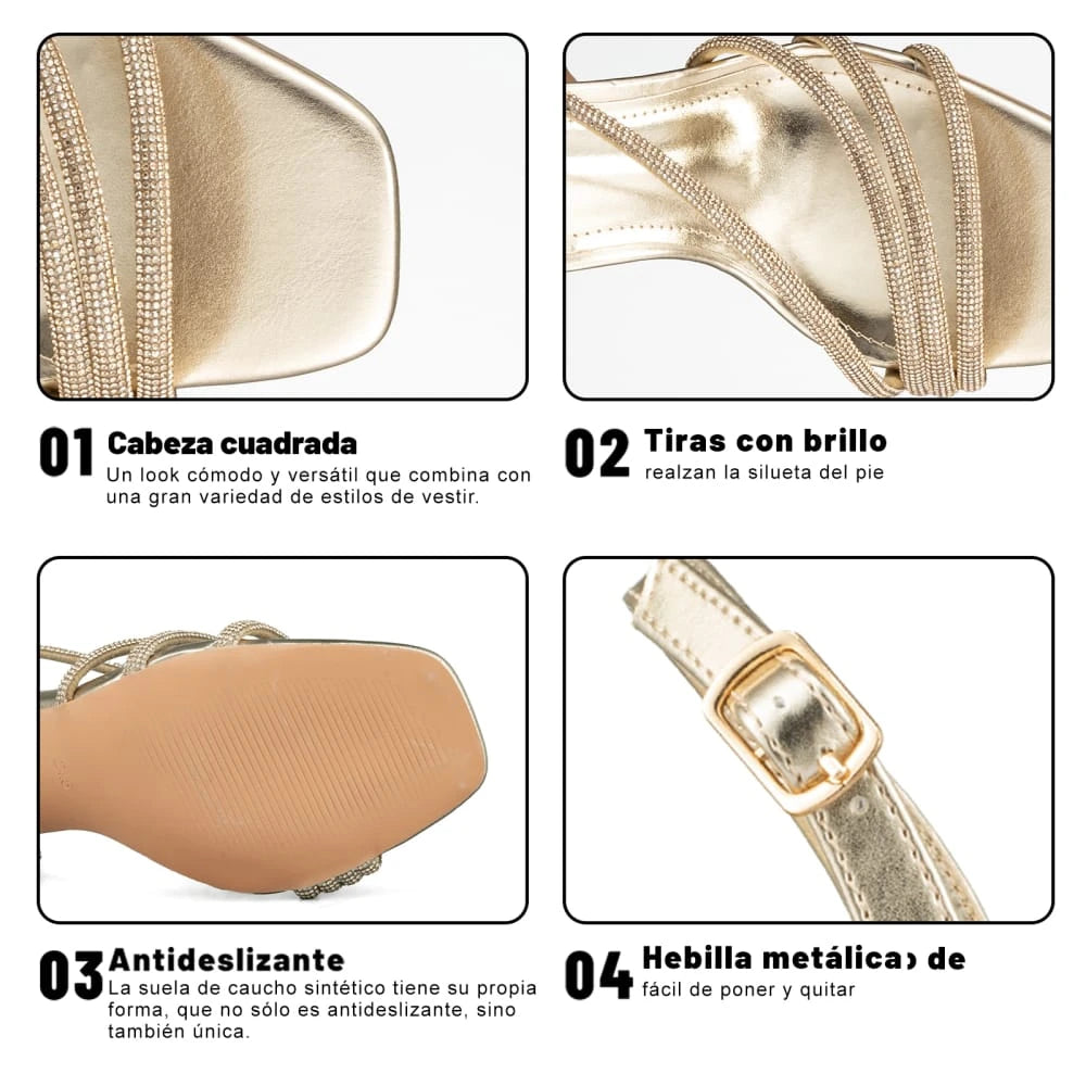 Sandalias Taco Mujer Weide MXGH91