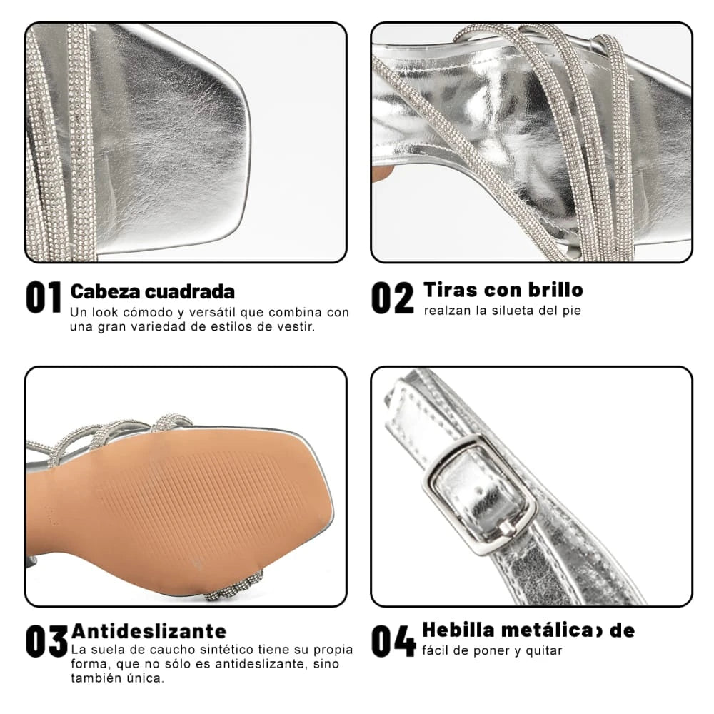 Sandalias Taco Mujer Weide MXGH91