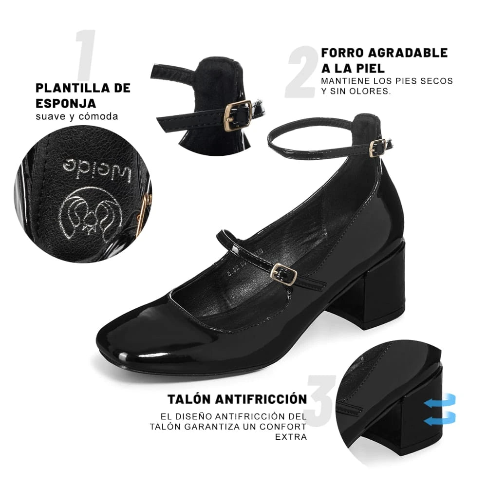 Zapatos Mary Jane Mujer Weide MXGHE103